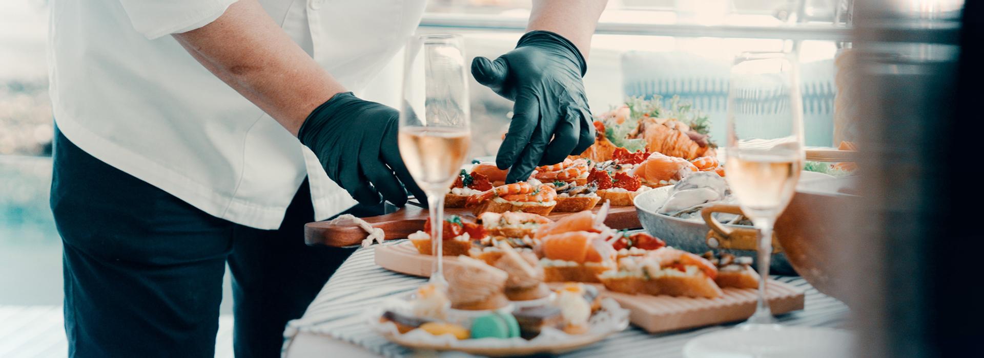 Yacht Picnic at Sea